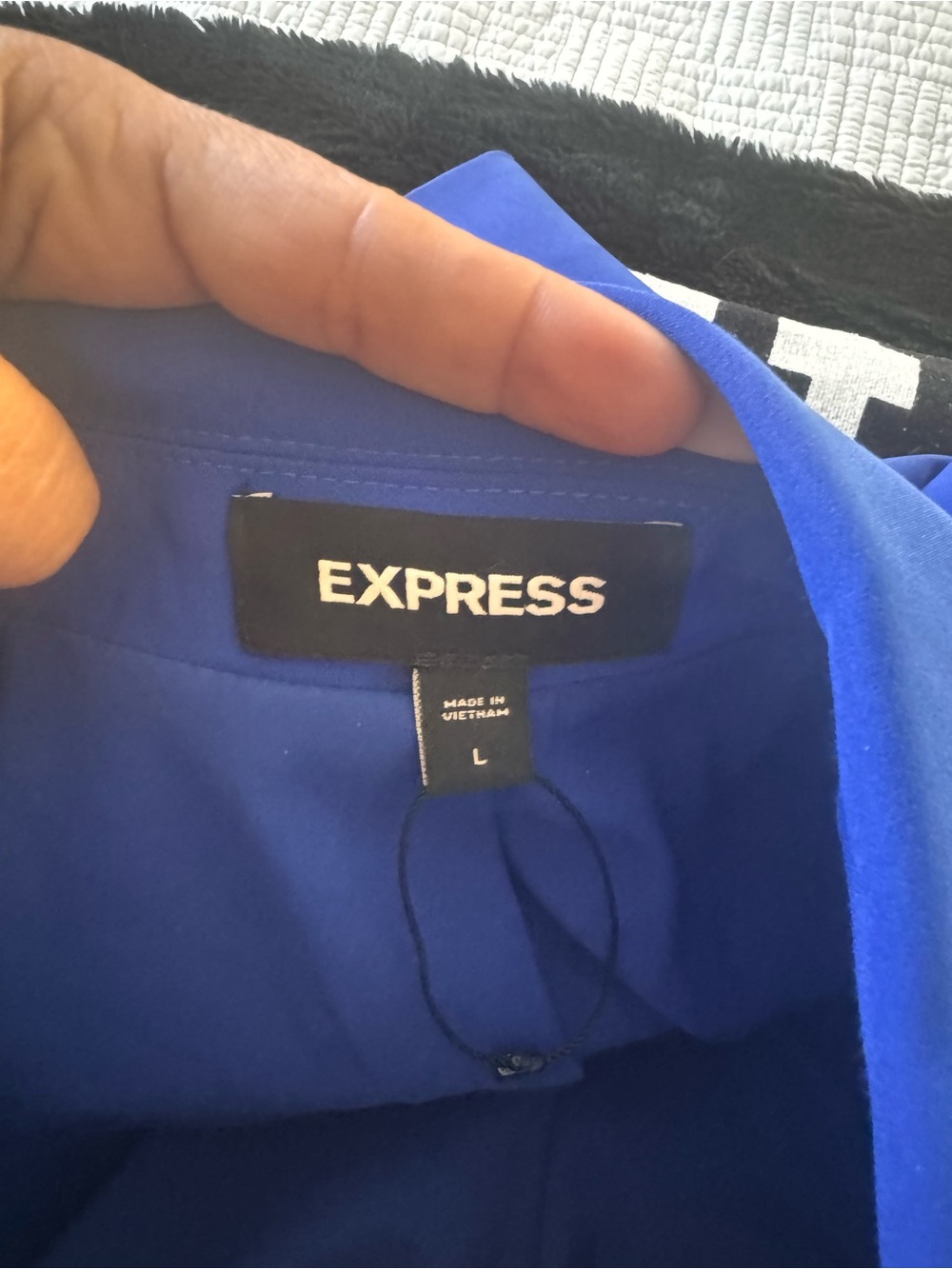 Express Womenโs Cobalt Blue Blazer